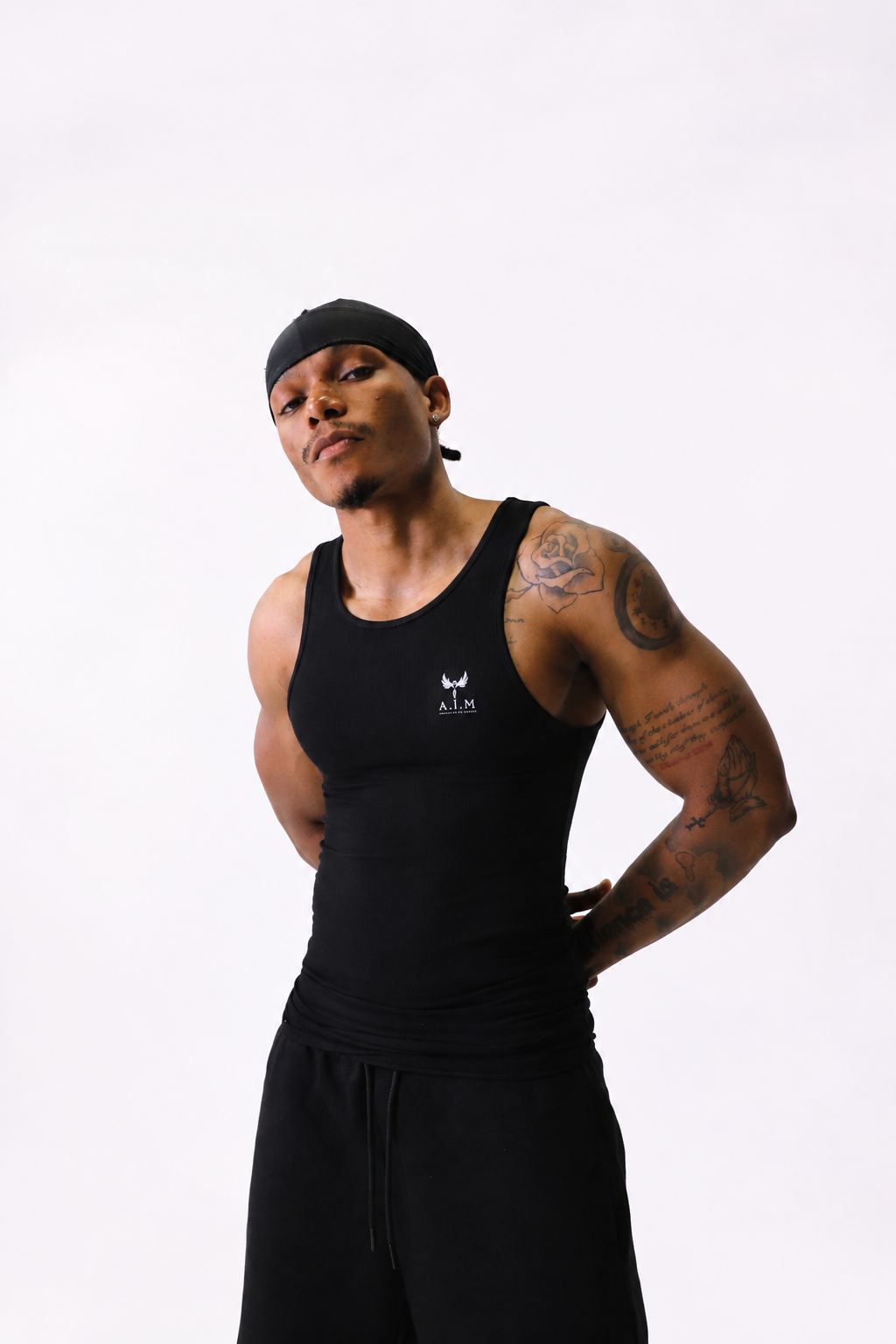 Phoenix spiral back vest - Black