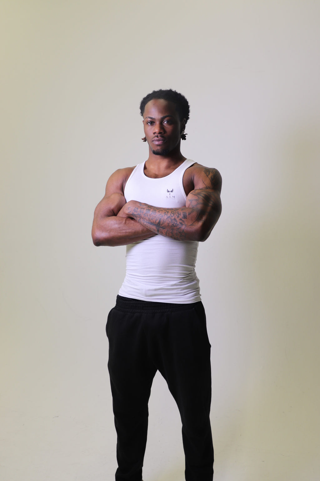 Phoenix spiral back vest - White