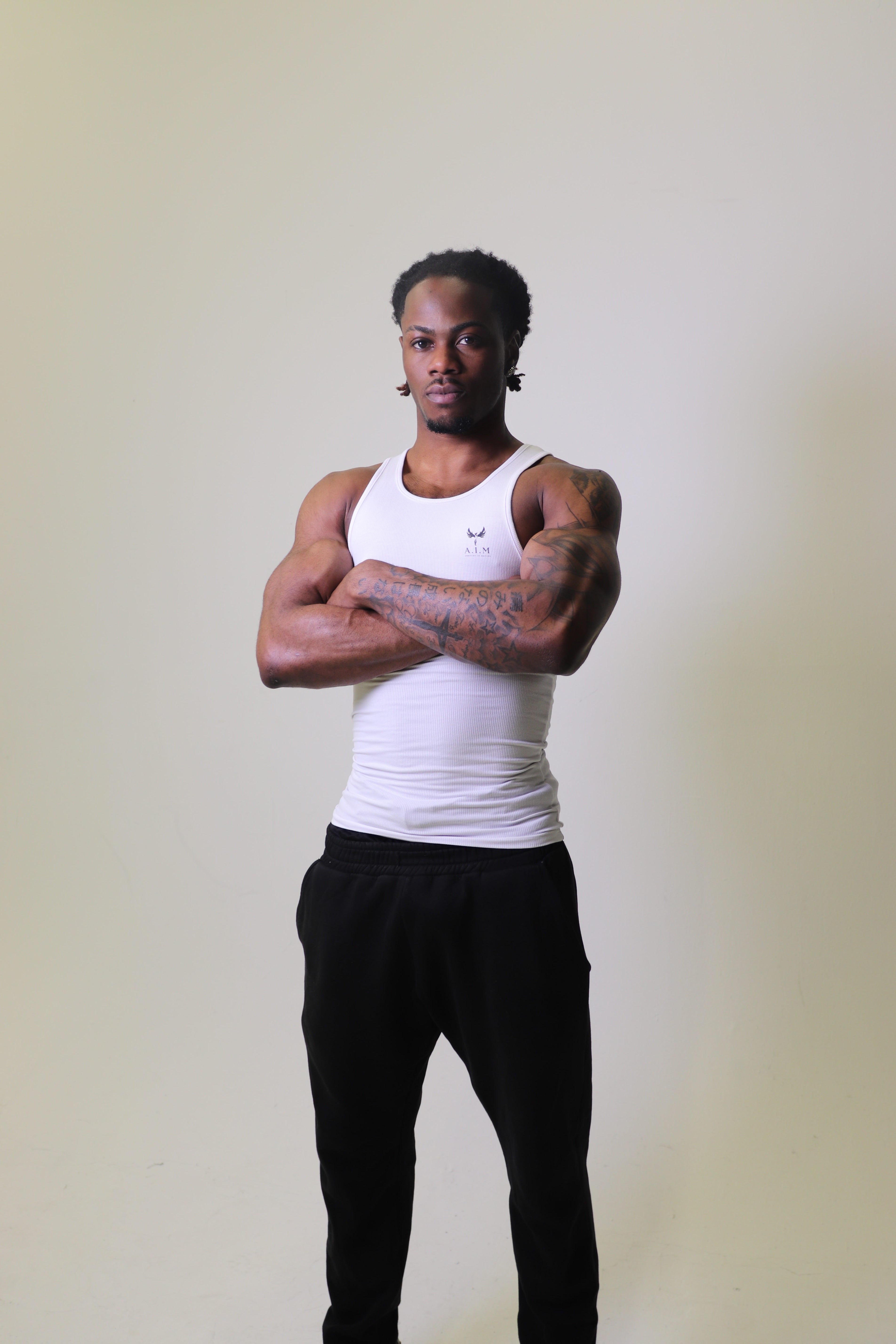 Phoenix spiral back vest - White