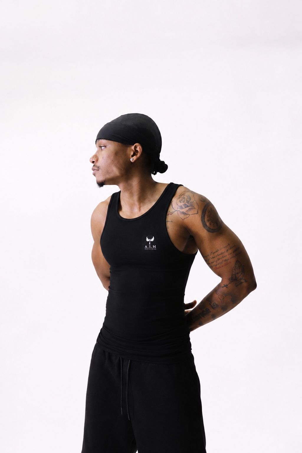 Phoenix spiral back vest - Black