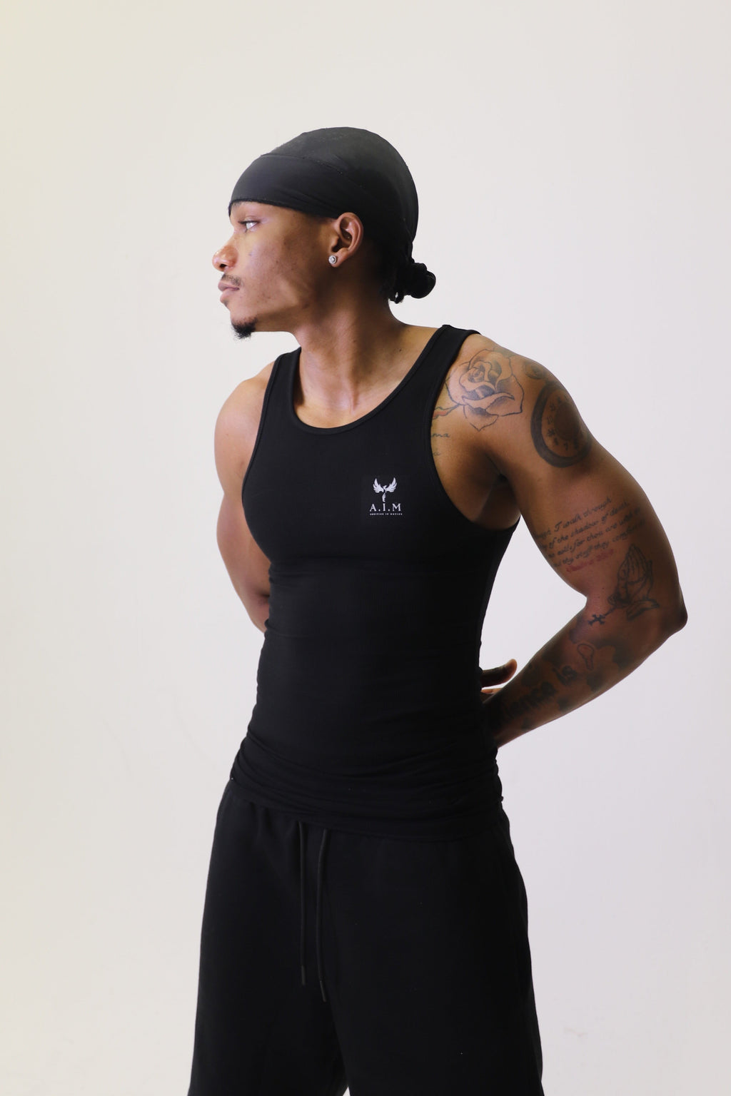 Phoenix spiral back vest - Black