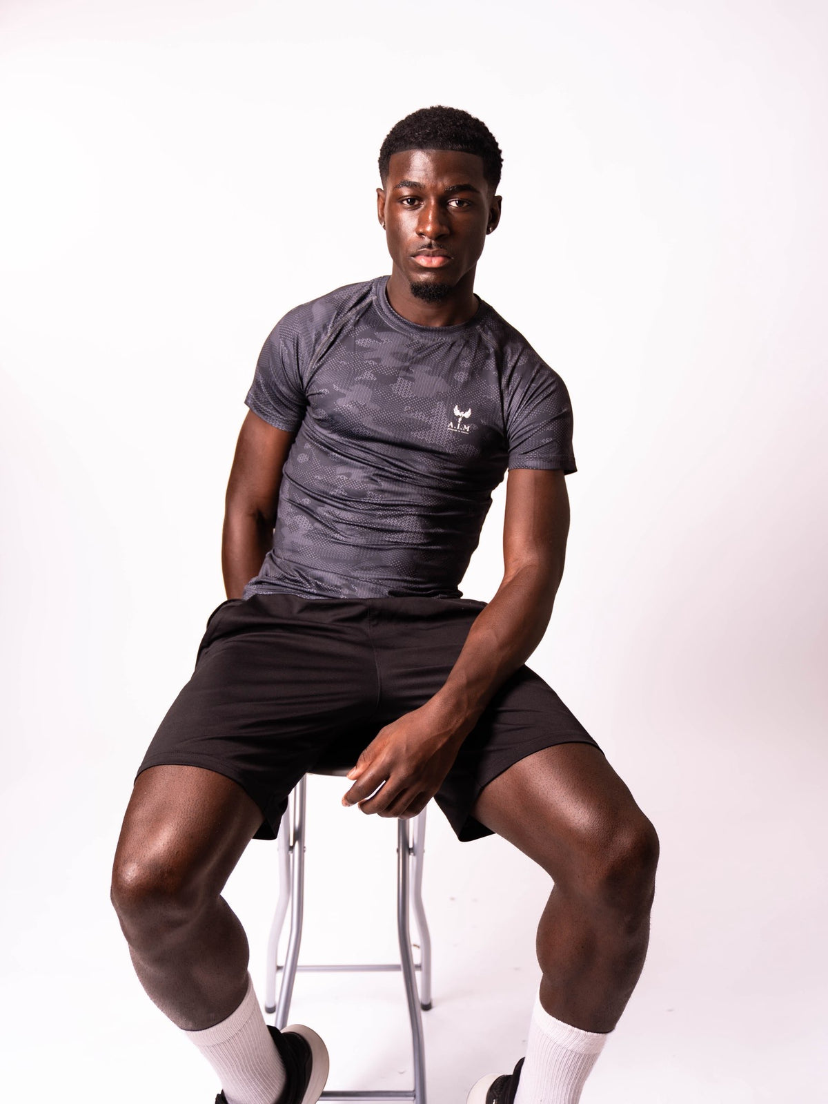 Phoenix Spiral back compression top - Camouflage