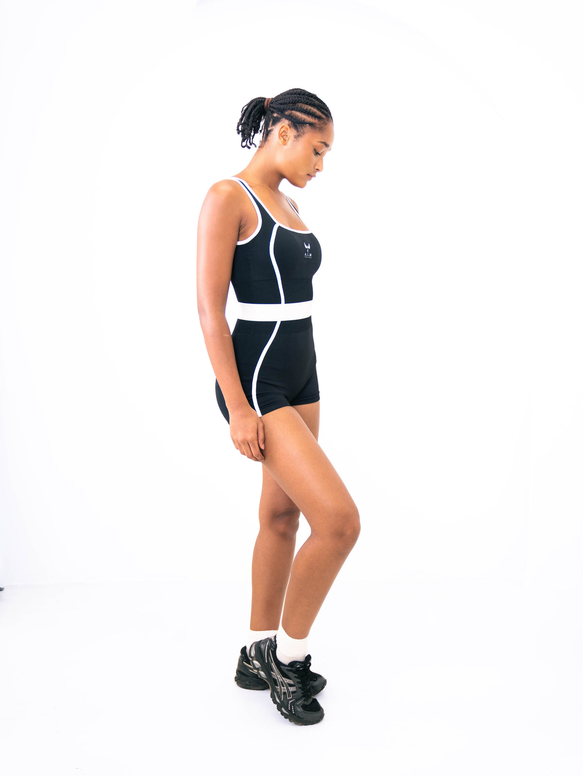 Phoenix sculpting unitard - Black