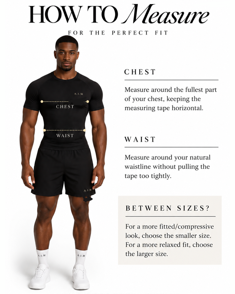 Size chart for Phoenix Spiral back compression top - Camouflage