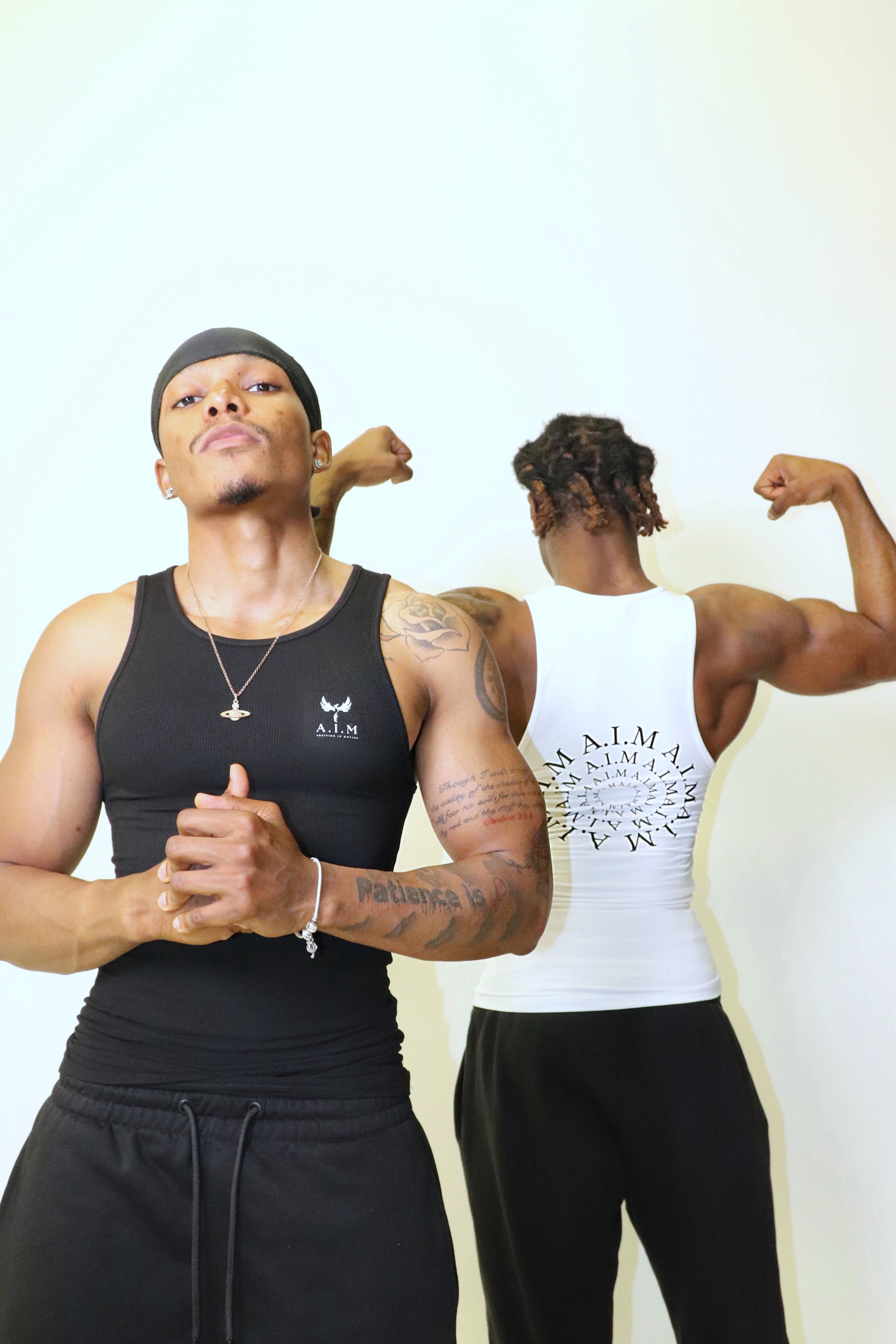 Phoenix spiral back vest - White