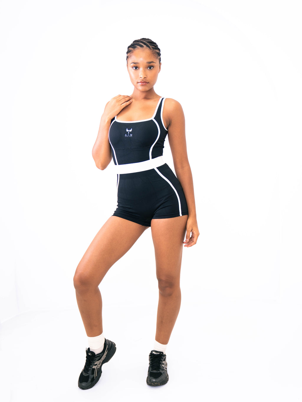 Phoenix sculpting unitard - Black