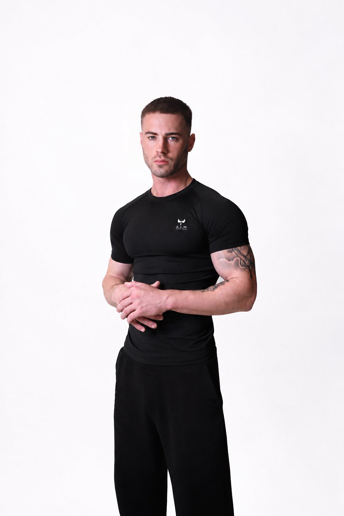 Phoenix Spiral back compression top - Black