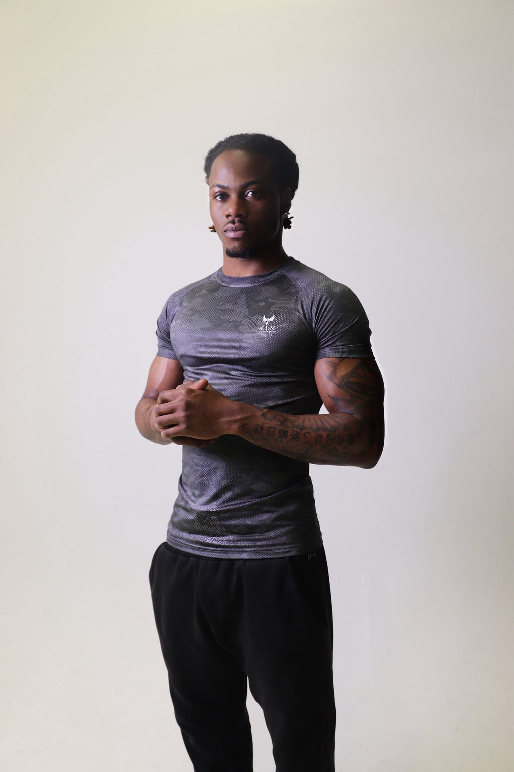 Phoenix Spiral back compression top - Camouflage