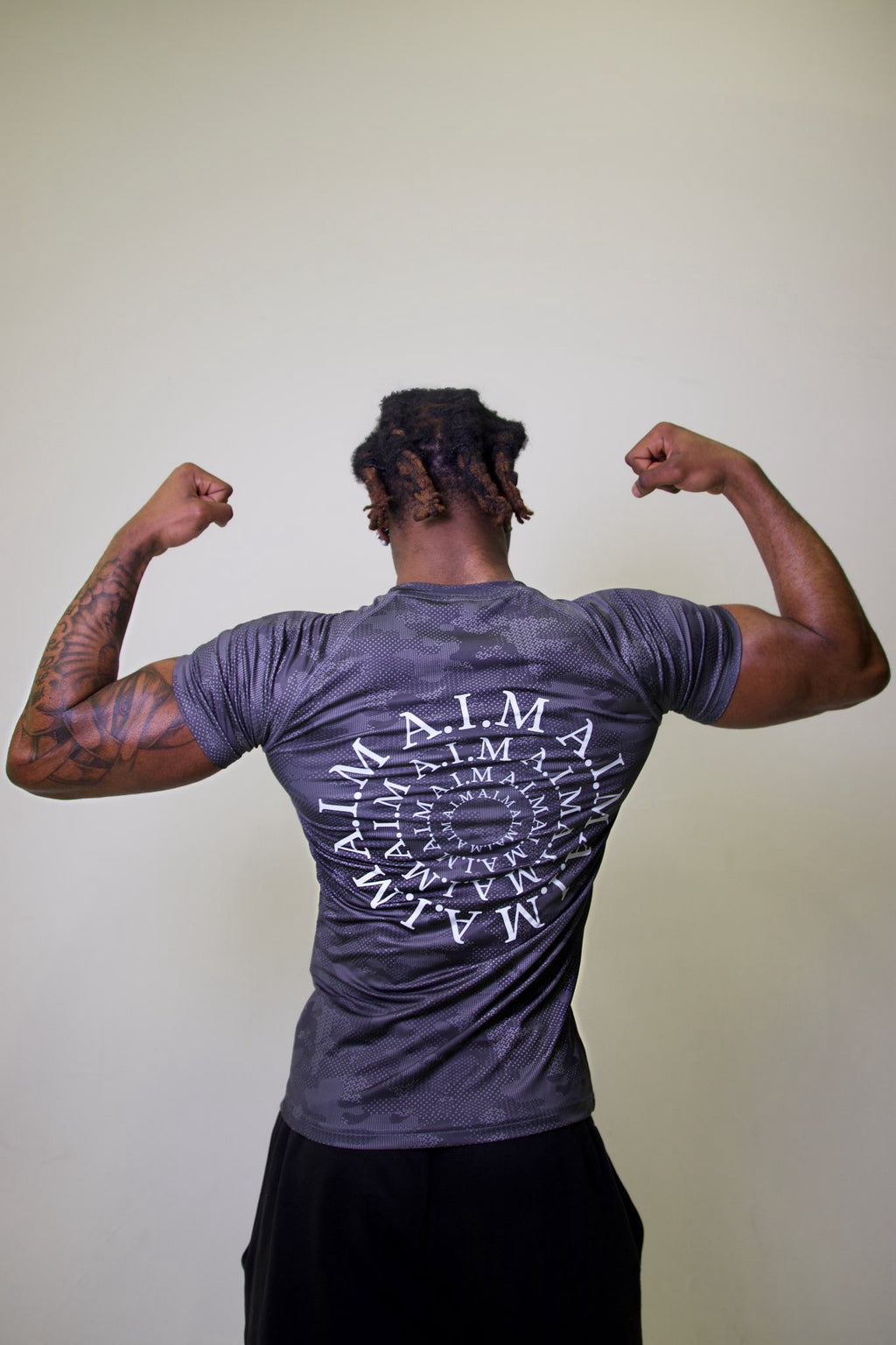 Phoenix Spiral back compression top - Camouflage