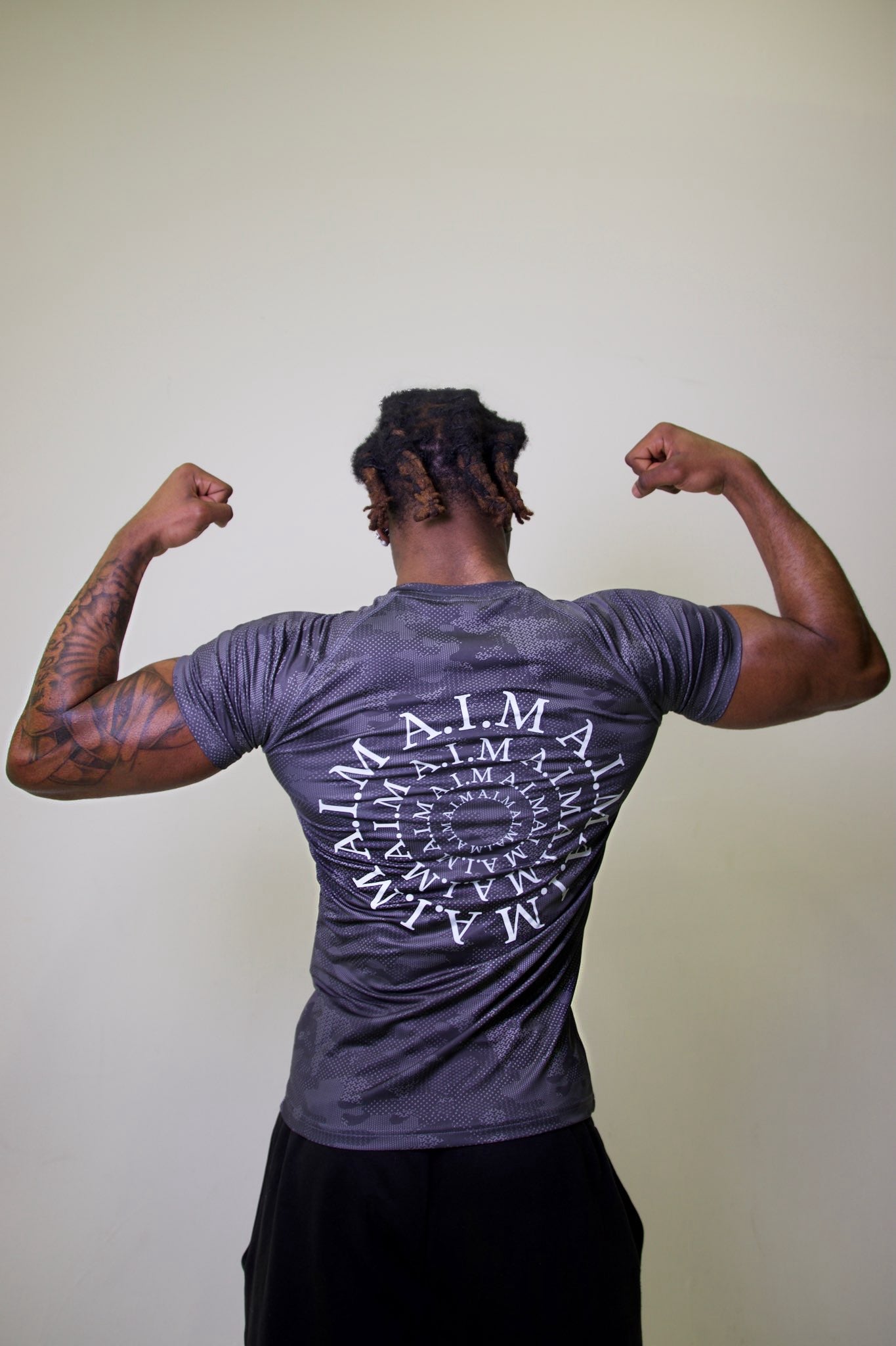 Phoenix Spiral back compression top - Camouflage