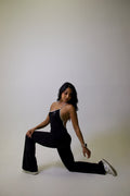 Phoenix diamond back jumpsuit - Black