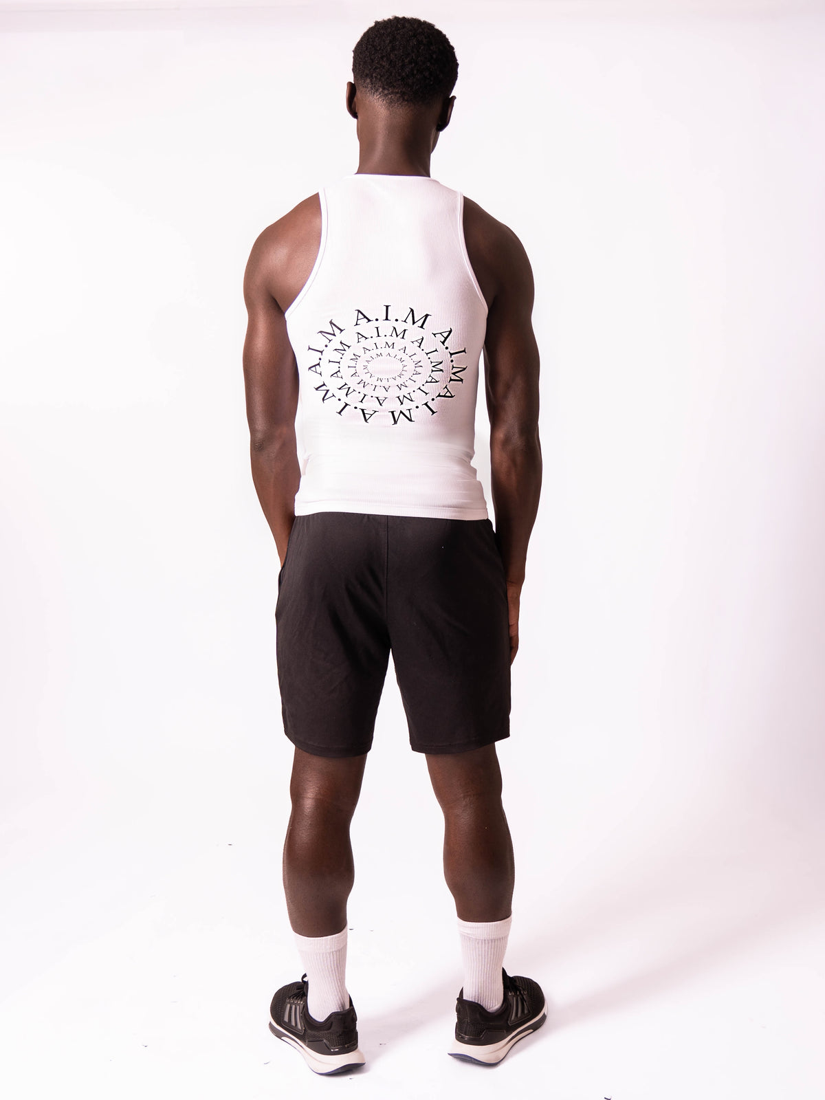 Phoenix spiral back vest - White
